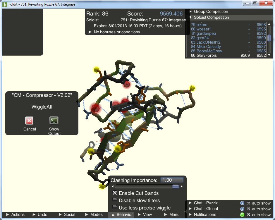 One Gary Forbis, by Gary Forbis FoldIt, Protein folding as a game.