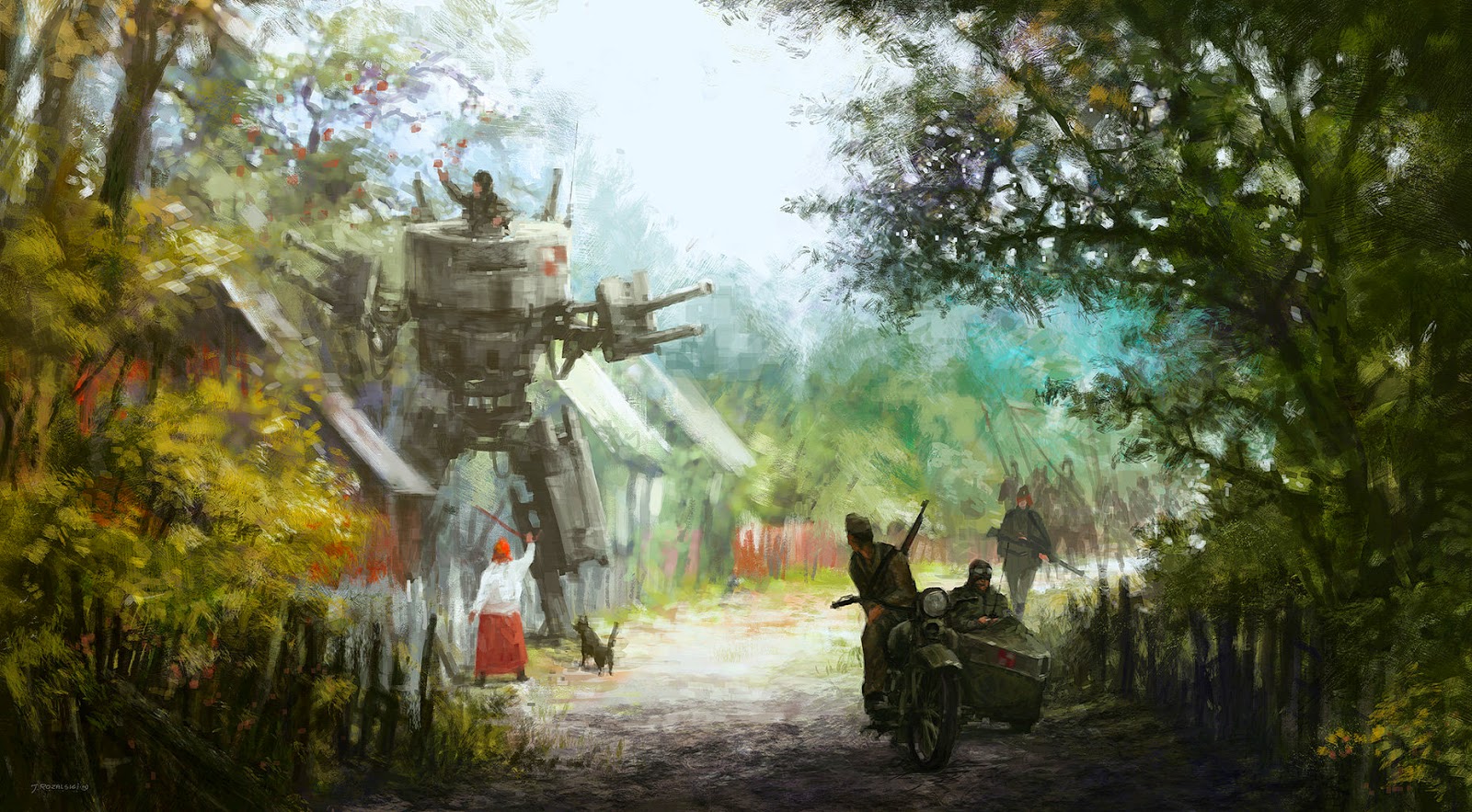 Jakub rozalski картины