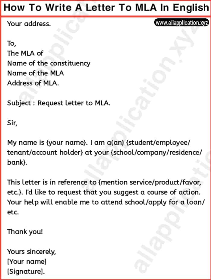 How to Write a Letter to MLA in English [5 Samples]