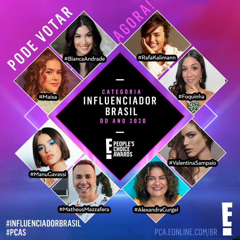 E People S Choice Awards Abre A Votacao Para Eleger O Influenciador Brasileiro De 2020 O Universo Da Tv