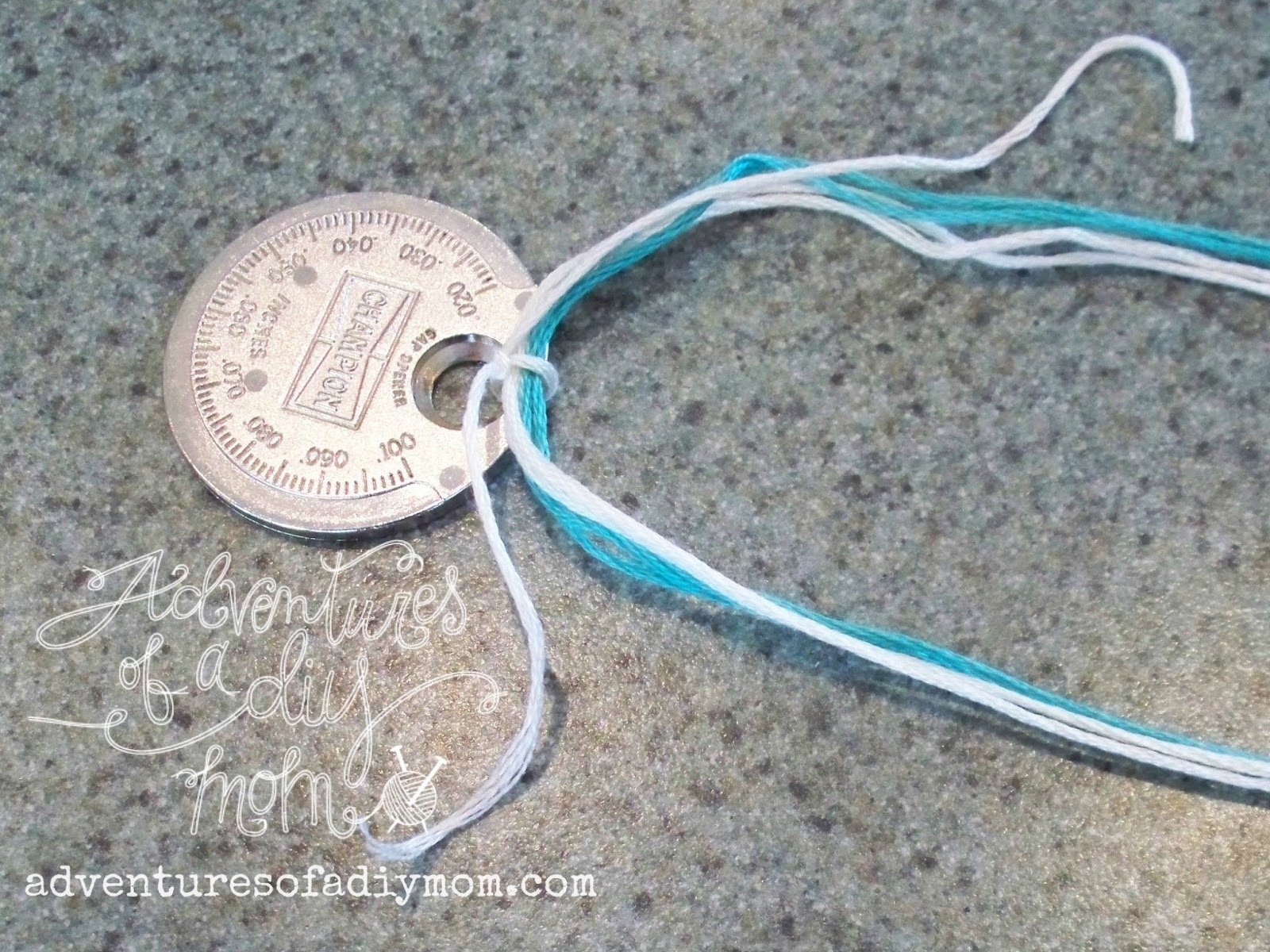 How to make a Kumihimo Braided Bracelet (or Anklet) Adventures of a DIY Mom
