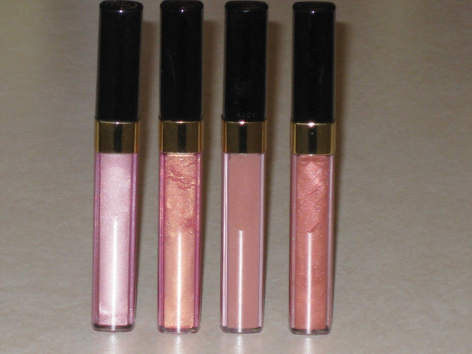 Chanel Glossimer "Brilliance", "Twinkle", "Sweet Beige" & "Glow"