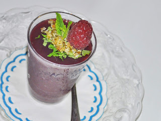 Gelo di lamponi Himbeerpudding