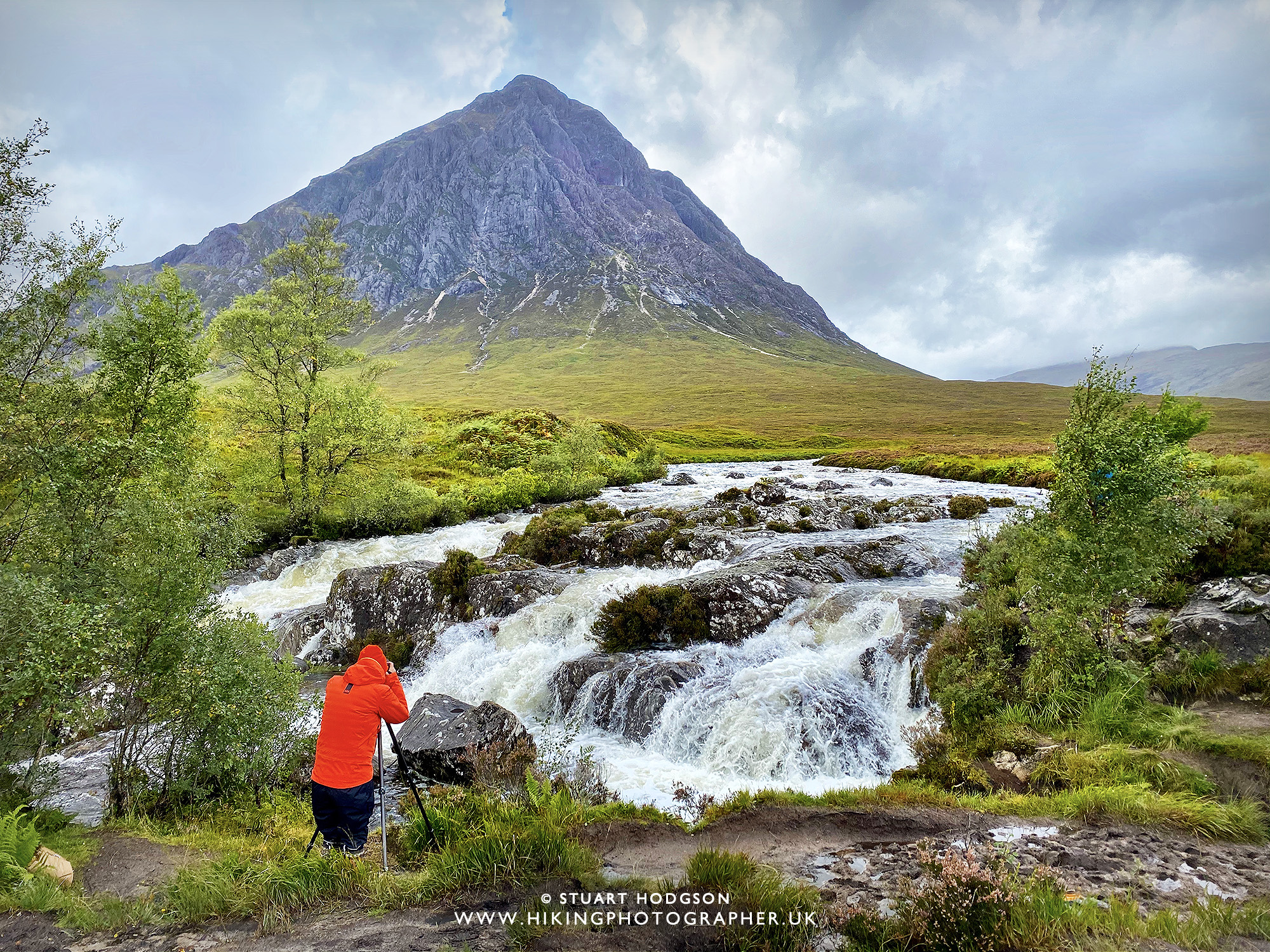 Etive Mòr Waterfall Buachaille where is it map location photo photography Glencoe