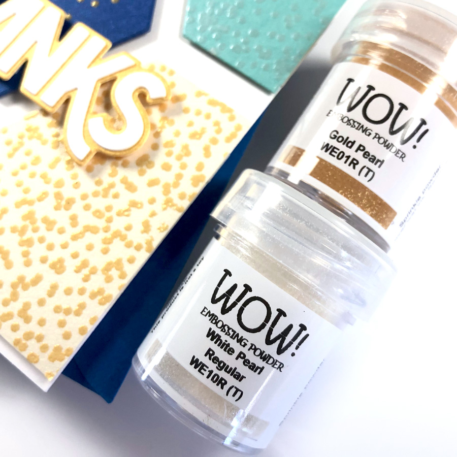 VIDEO Fun with Pearl Embossing & Metallic Cardstock