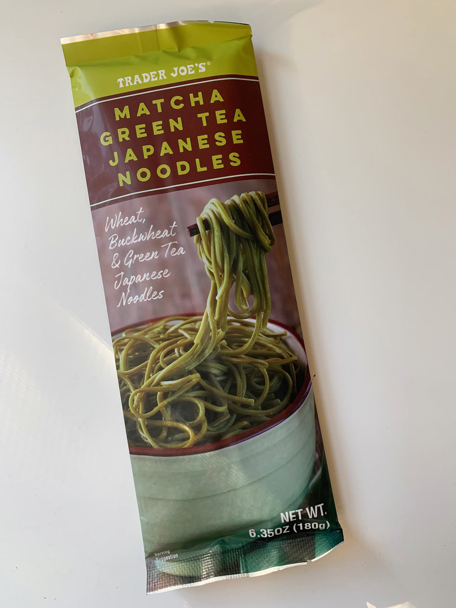Trader Joe's Matcha Green Tea Japanese Noodles