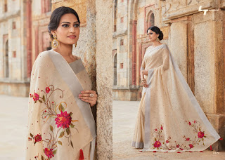 LT fabric Naisha Line Silk bridal Saree