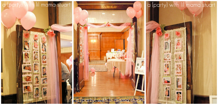 A With Lil Mama Stuart Pink Green Polka Dot 1st Birthday