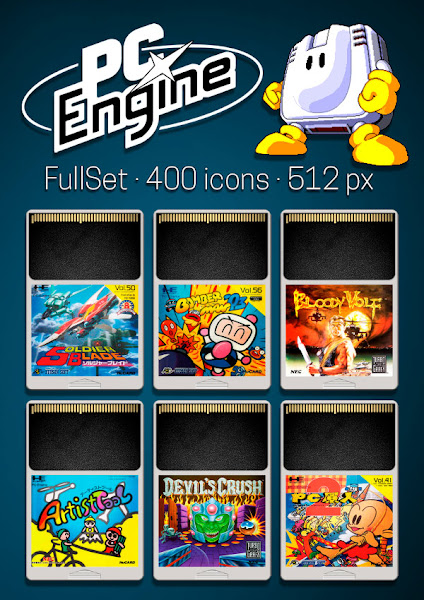 Icon pack pc engine no-intro dat Covers hucards pce roms