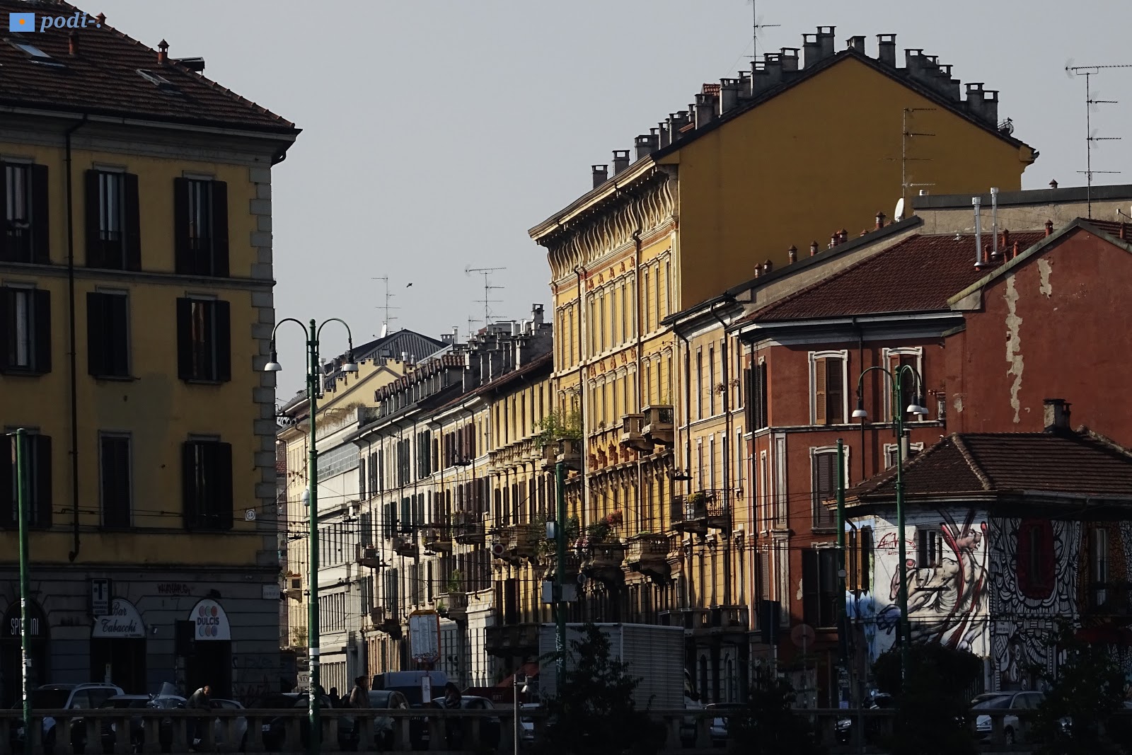 podi és podi Via Vigevano