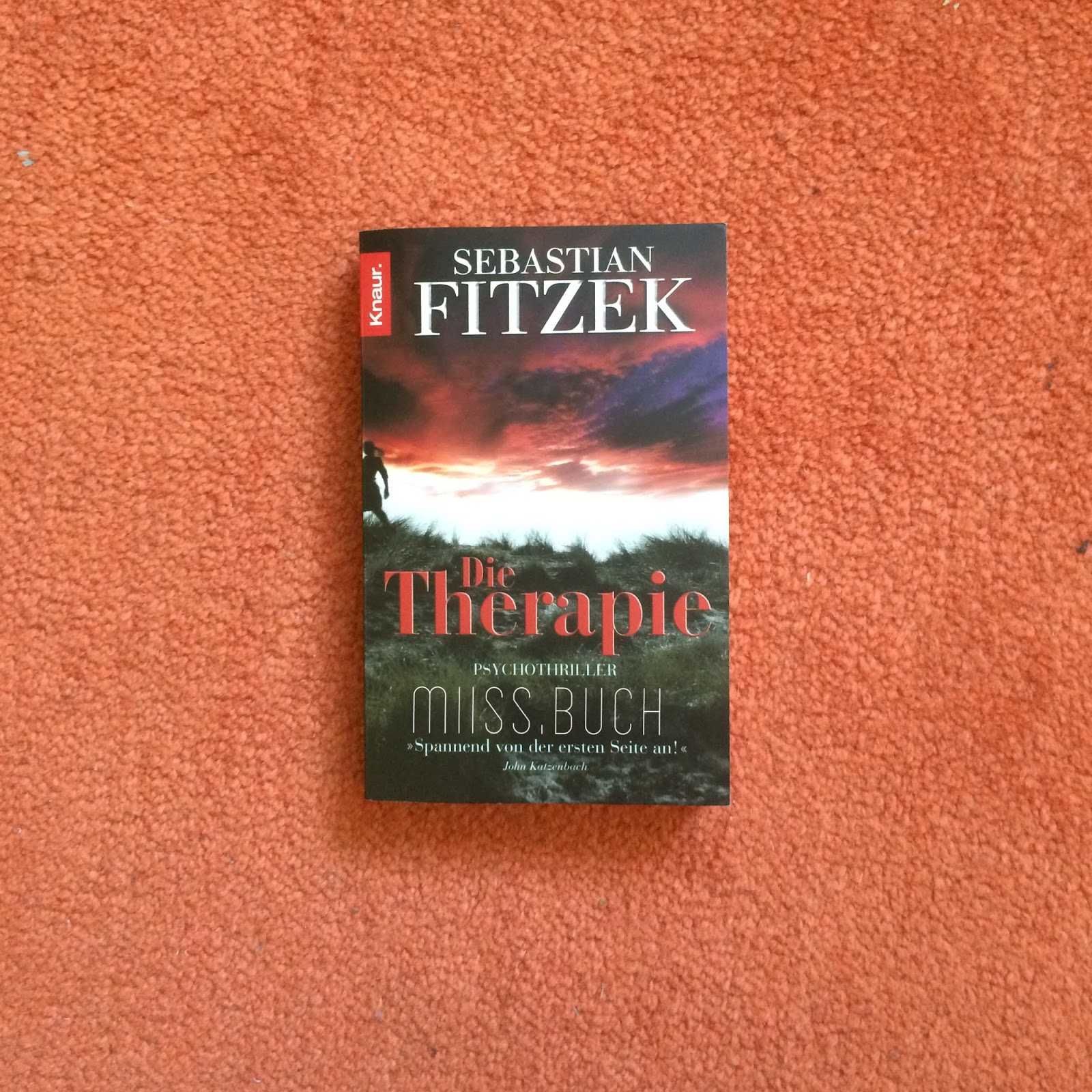 Meine bunte Bücherwelt Rezension Die Therapie. Sebastian Fitzek