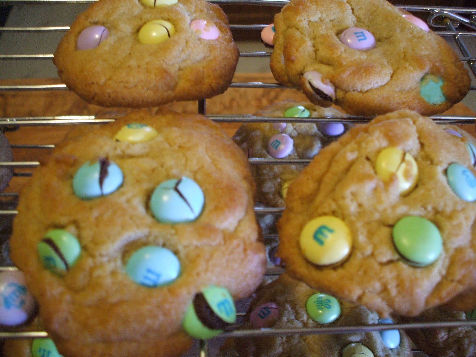 Gray Cardigan: M & M Holiday Cookies