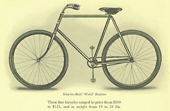 Possible First Bicycle Produced by Schwinn 1895 vintage 1890s bicycle
