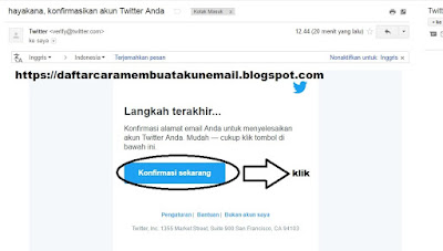CARA DAFTAR TWITTER TANPA NO HP