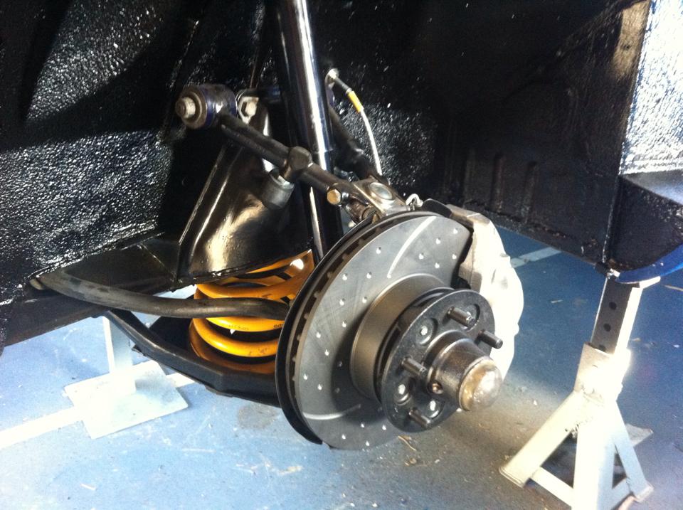 Jaguar XJS restoration/modification Front suspension and crossmembers