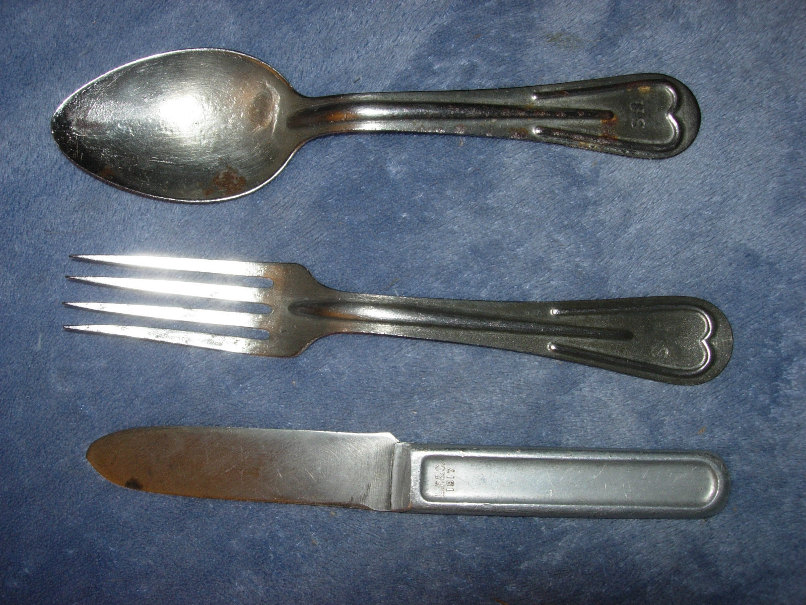 Webbingbabel WWI US ARMY MESS KIT UTENSIL SET
