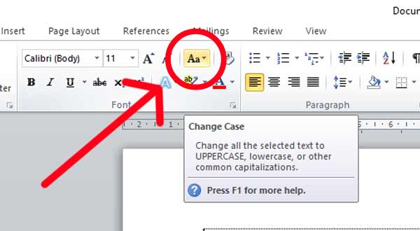 Cara Mengubah Huruf Depan Menjadi Besar di Microsof Word