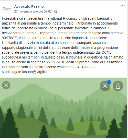 IL BLOG DEI LAVORATORI FORESTALI E DEGLI ADDETTI ALLO SPEGNIMENTO INCENDI DELLA REGIONE