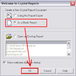 Cara Membuat Program Laporan Dengan Crystal Report 8.5 Dan Visual Basic 6.0