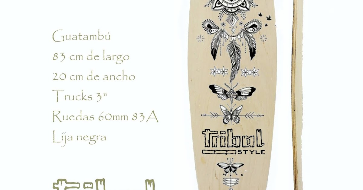Tribal Style Original Models Longboard Junior Mandalas