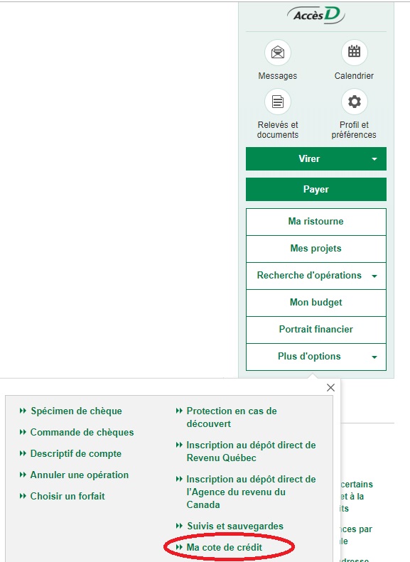 Le Haut Cote Membres De Desjardins Vous Pouvez Consulter Gratuitement Votre Code De Credit