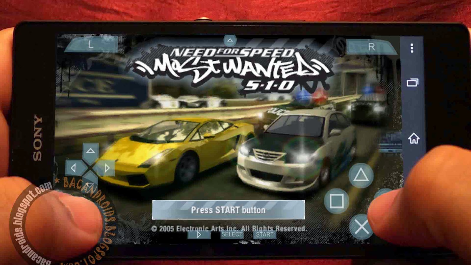 Game Need For Speed Most Wanted High Compress PPSSPP Android Game