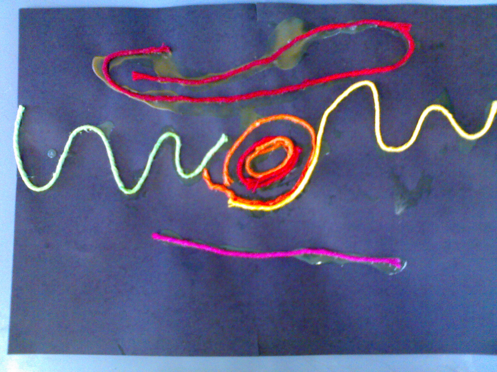 Miscellanea Colagem com barbante