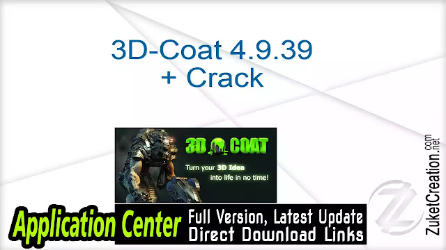 3D-Coat 4.9.39 + Crack 3D-Coat 4.9.39 + Crack