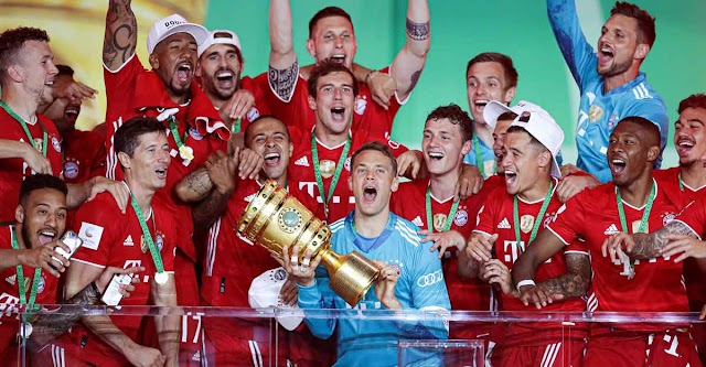 German Cup champions Bayern Munich