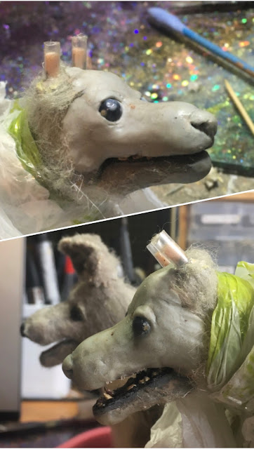 Last Alliance Studios: The Making of Baxter 2.0 - fully articulated dog art  doll!