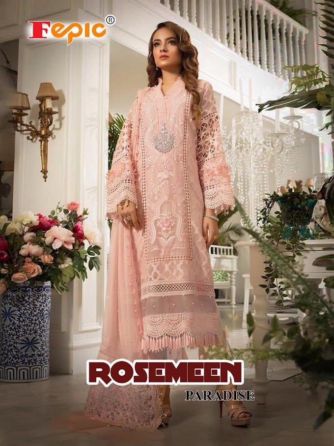 Fepic Rosemeen Paradise Pakistani Salwar kameez wholesale