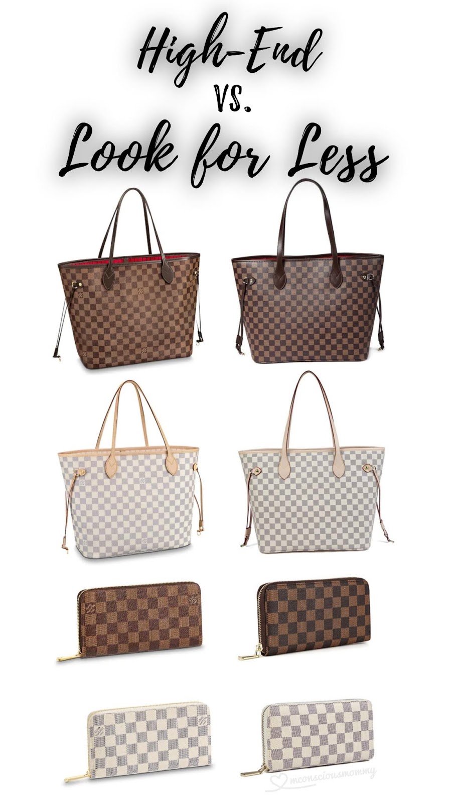 LV Neverfull Look for Less Money Conscious Mommy