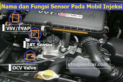 Nama dan Fungsi Sensor Pada Mobil Injeksi serta Letaknya Masing-Masing, Ini Wajib Sahabat Ketahui Dengan Detail