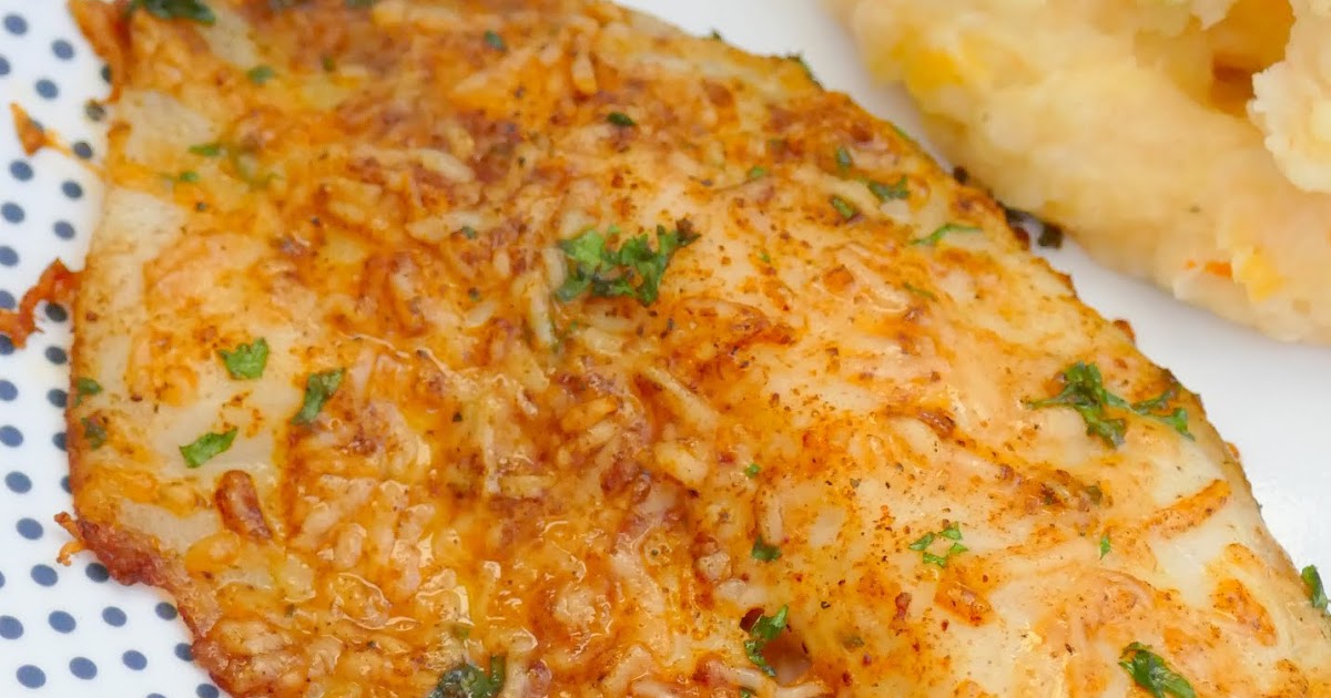 Baked Parmesan Herb Crusted Tilapia Fish Recipe