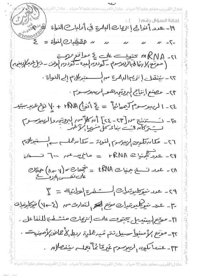 اقوي ملخص DNA تالته ثانوي 2