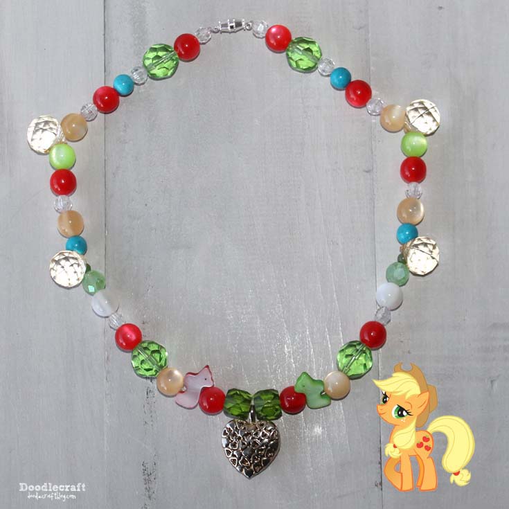 My Little Pony Chunky Bubblegum Necklace Rainbow Dash Necklace-Cake Smash Prop