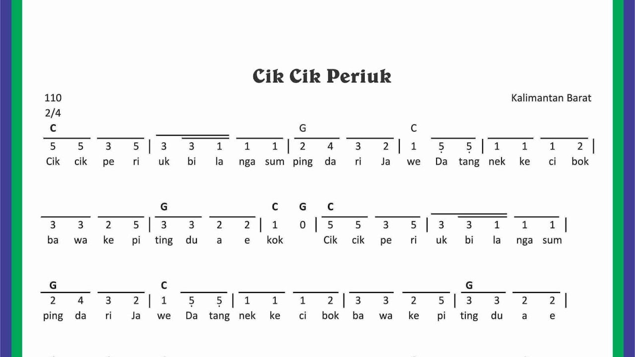 Lagu Cik Cik Periuk Berasal Dari Enak Lagu Cik Cik Periuk Berasal Dari Enak