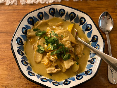 Yellow Coconut Chicken Curry