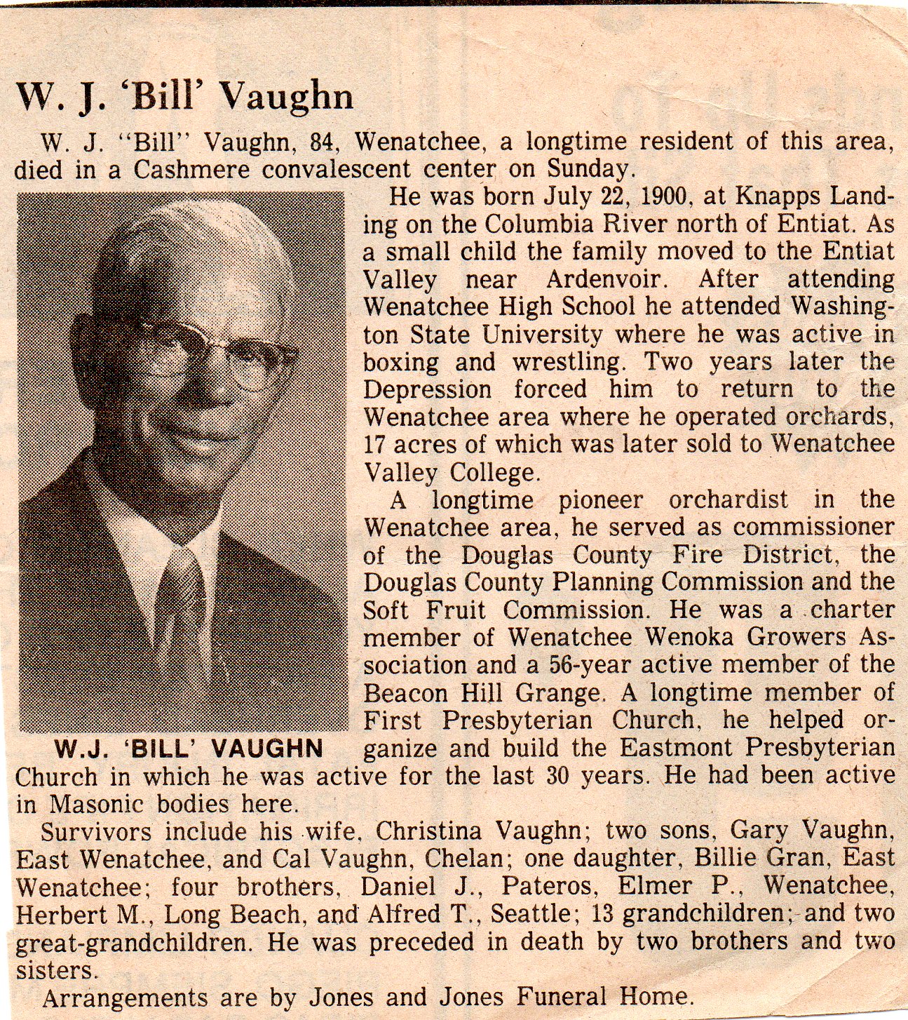 Interwoven Family William Joseph Vaughn