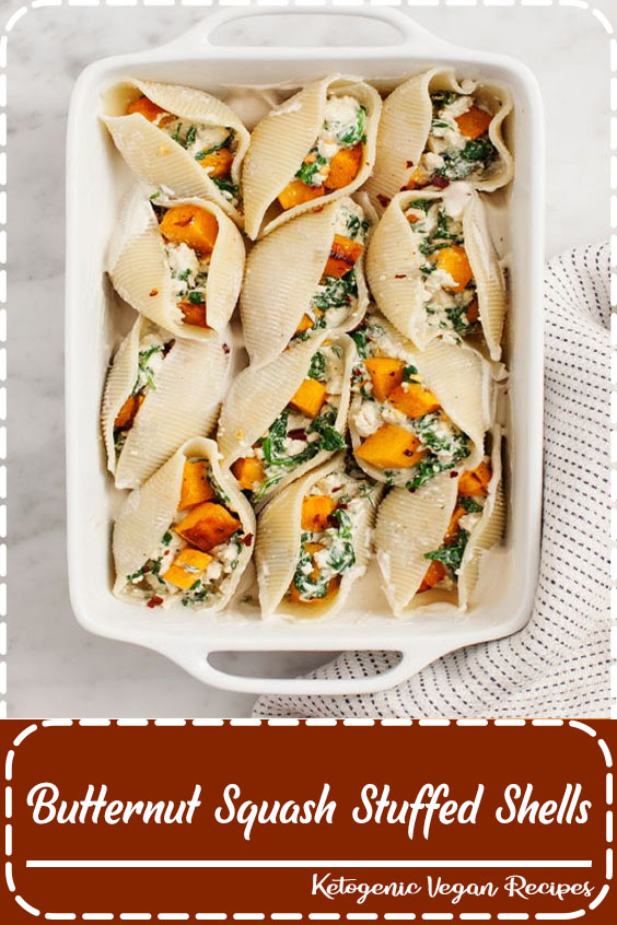 This vegan stuffed shell recipe is a great one for entertaining. Make it as a vegetarian main at Thanksgiving or serve it for the winter holidays!