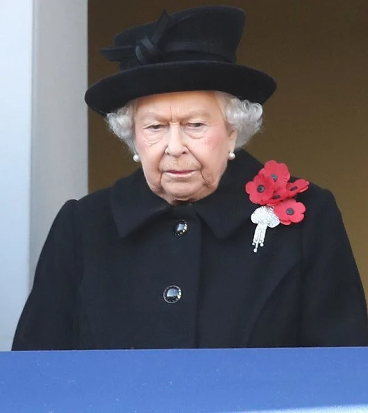 Queen Elizabeth, Duchess Camilla, Kate Middleton, Meghan Markle, Prince Harry, Duchess of Sussex, Countess Sophie at sunday service