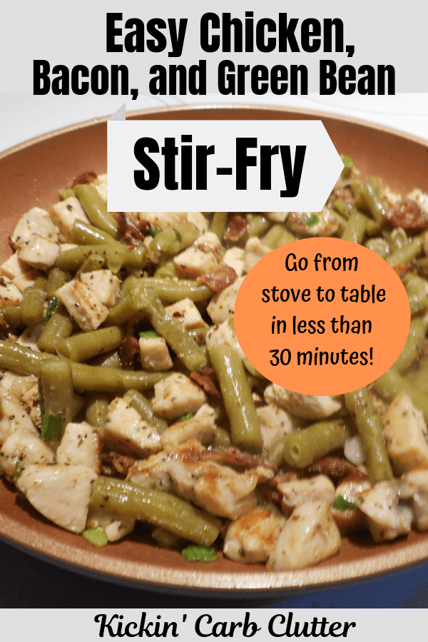 Easy Chicken, Bacon, and Green Bean StirFry