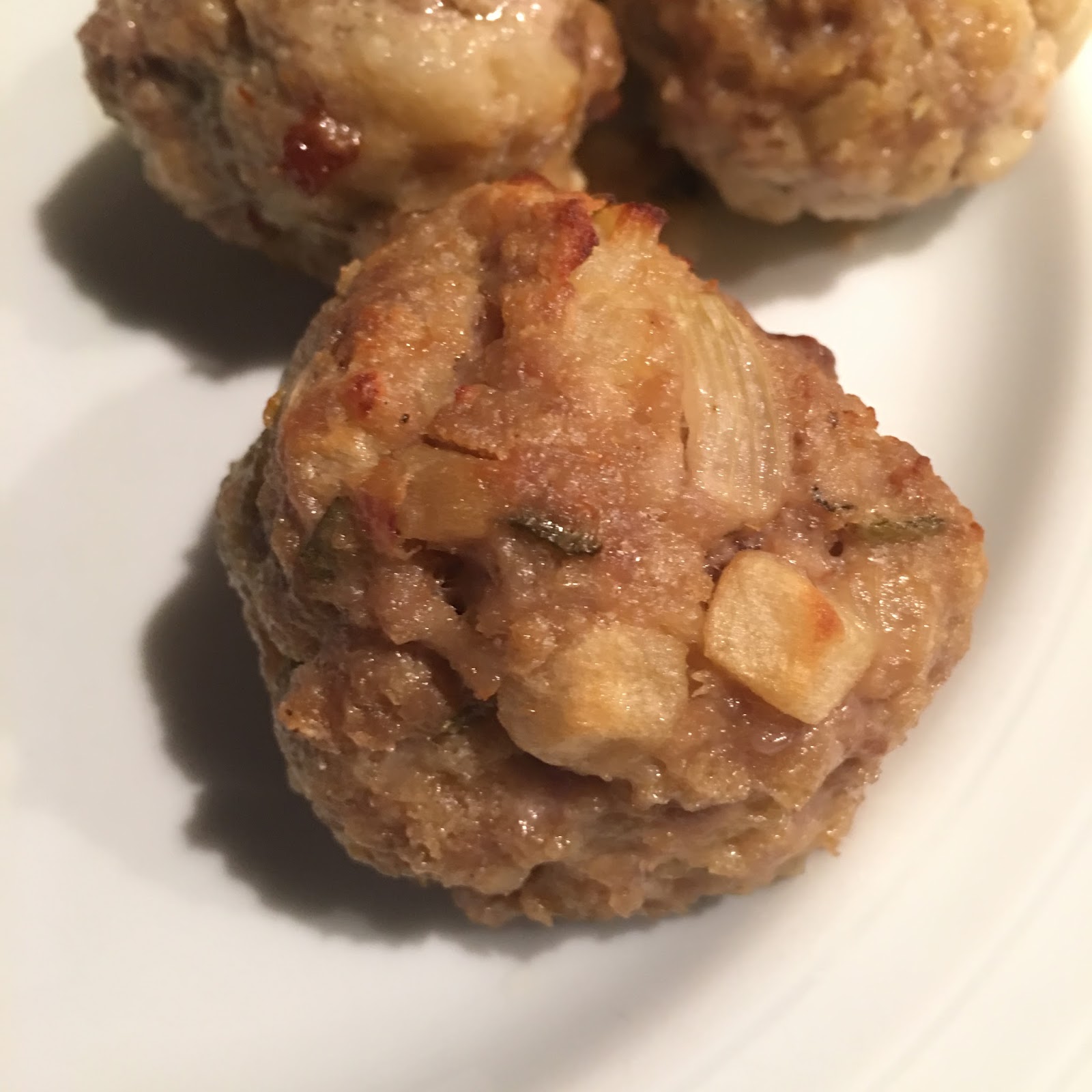 Pork and Apple Meatballs