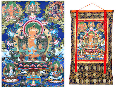 The Bodhisattva Manjushri - Thangka Painting
