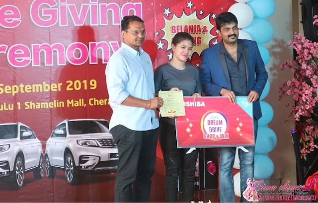 Majlis Pemberian Hadiah Lulu Dream Drive Shop & Win 