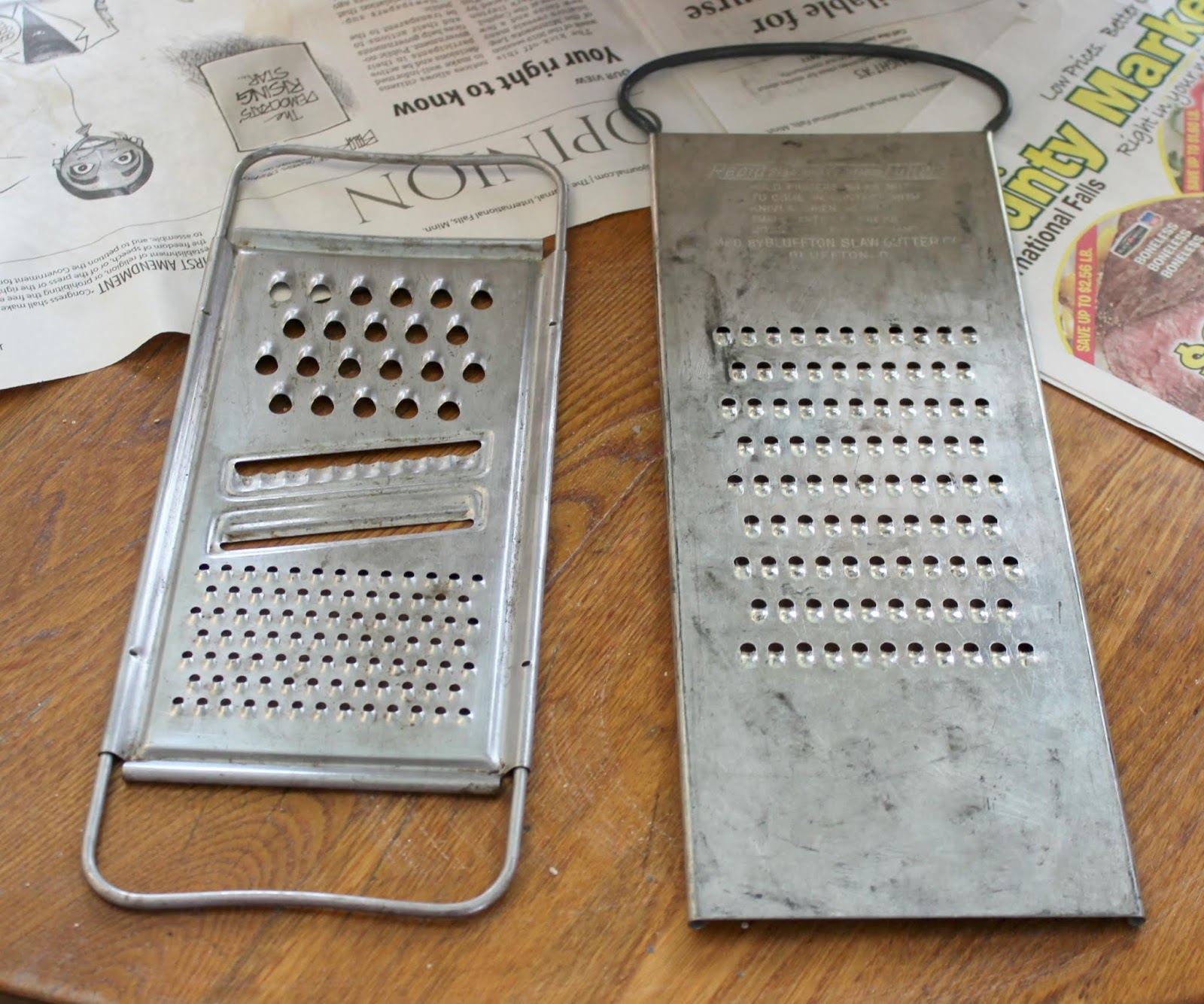 Grater/Slaw Cutter Photo Display Ideas Organized Clutter