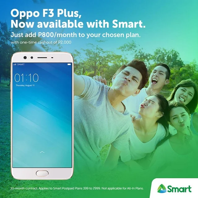 Oppo F3, F3 Plus now available in Smart