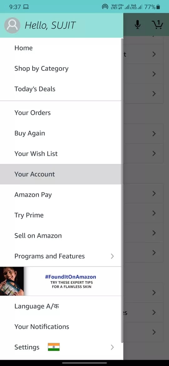 how to get to amazon message center