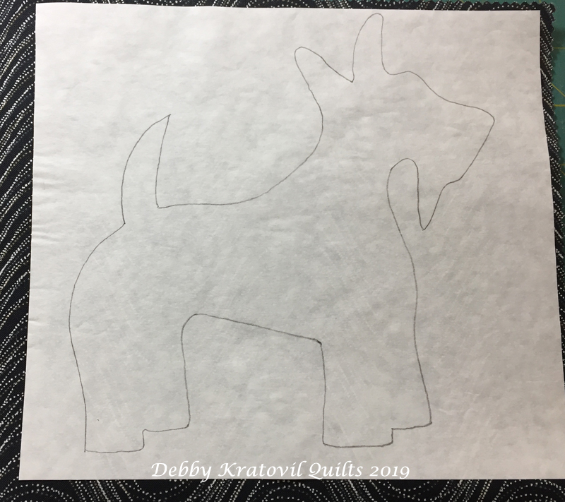 Iron On Fabric Appliques Dogs Pups 7 Little doggies Scotties Terriers