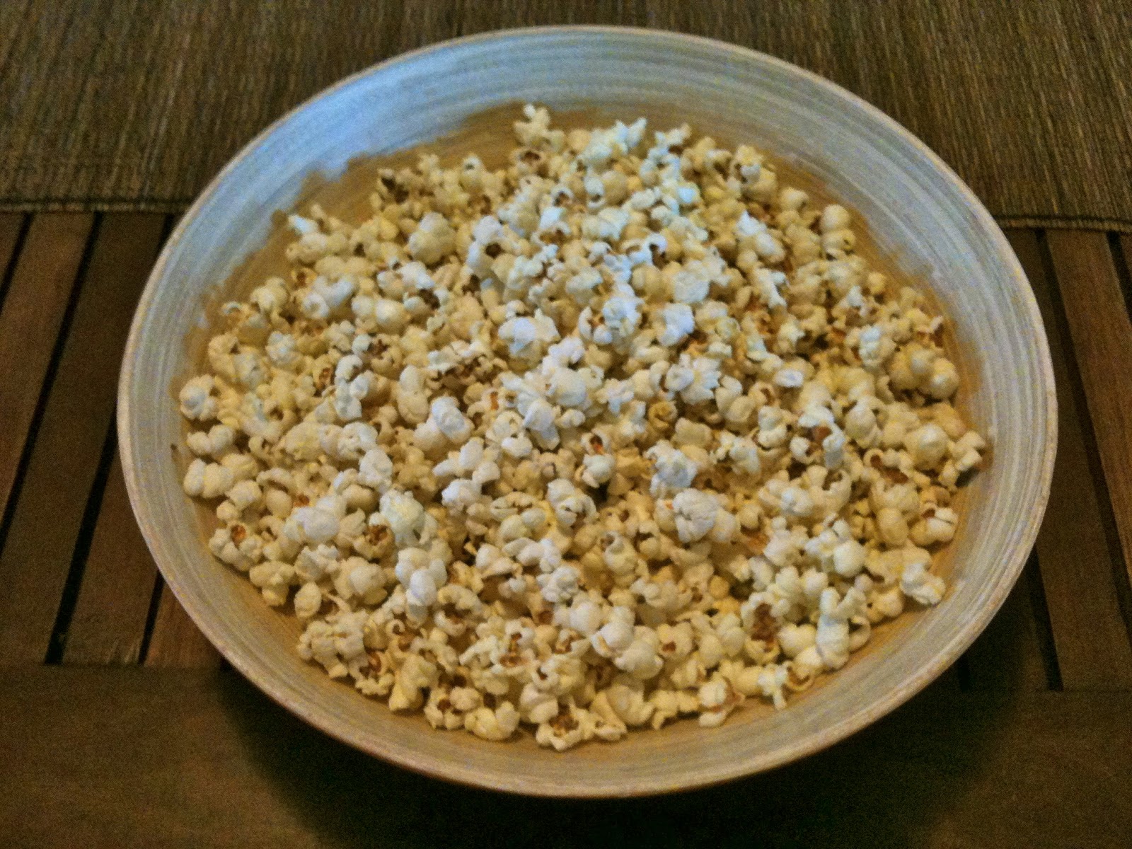 The Active Scrawler Allergy free buttered popcorn recipe